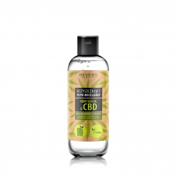 CLEANSING MICELLAR LIQUID WITH NATURAL HEMP OIL WITH CBD