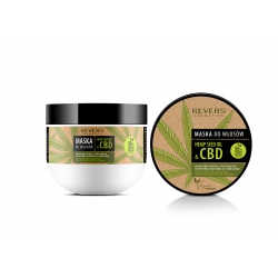 Hair mask with natural hemp oil with CBD
