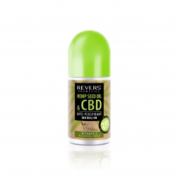Antiperspirant with natural CBD hemp oil