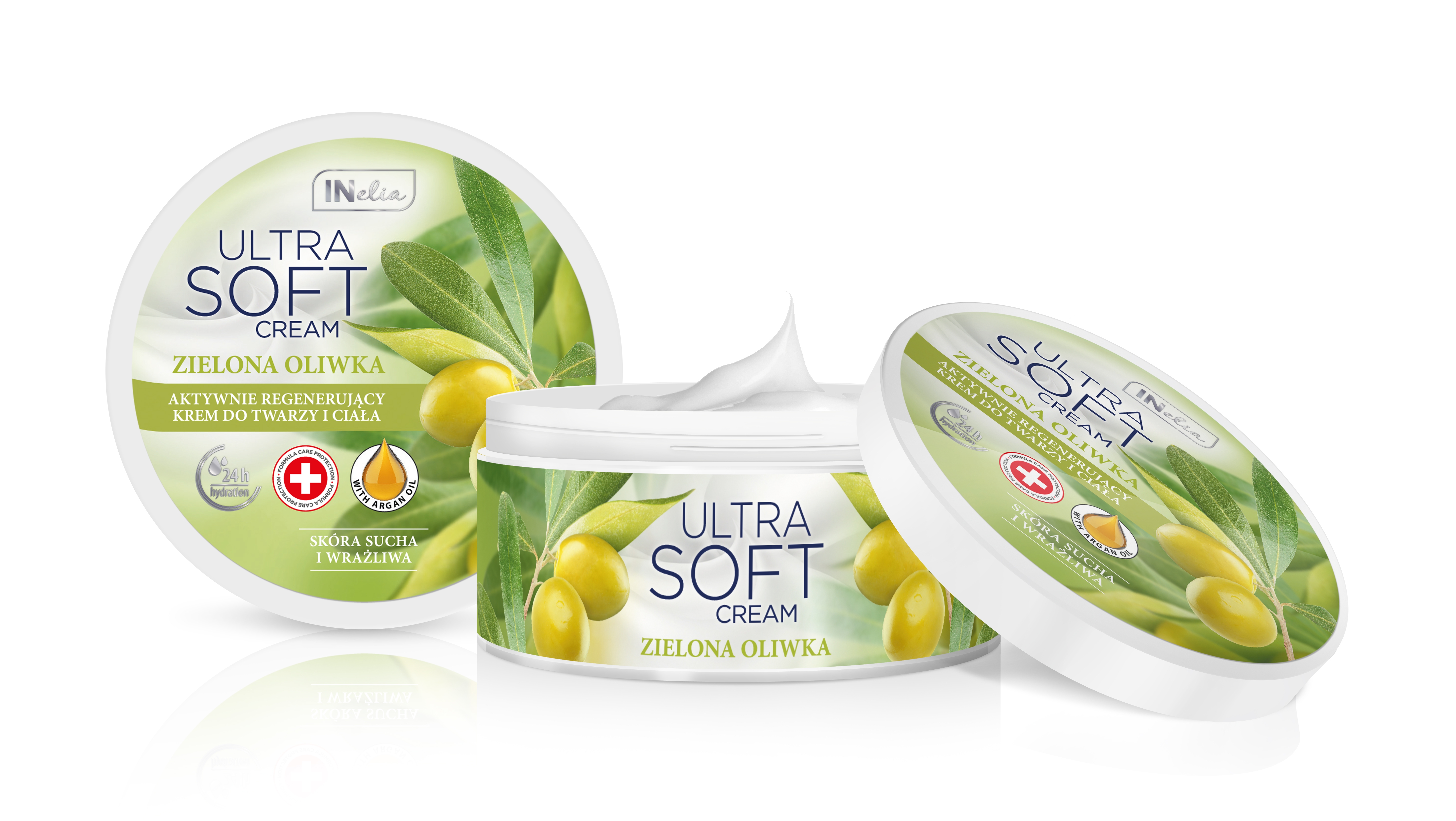 GREEN OLIVE actively regenerating face & body CREAM ULTRA SOFT 