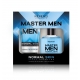 MASTER MEN - Shaving gel 150ml + aftershave water 120ml NORMAL SKIN 