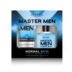 MASTER MEN - Shaving gel 150ml + aftershave water 120ml NORMAL SKIN 