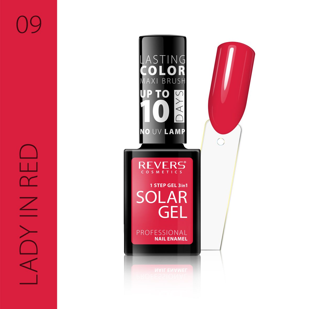 Lakier hybrydowy bez lampy Revers Solar Gel 09