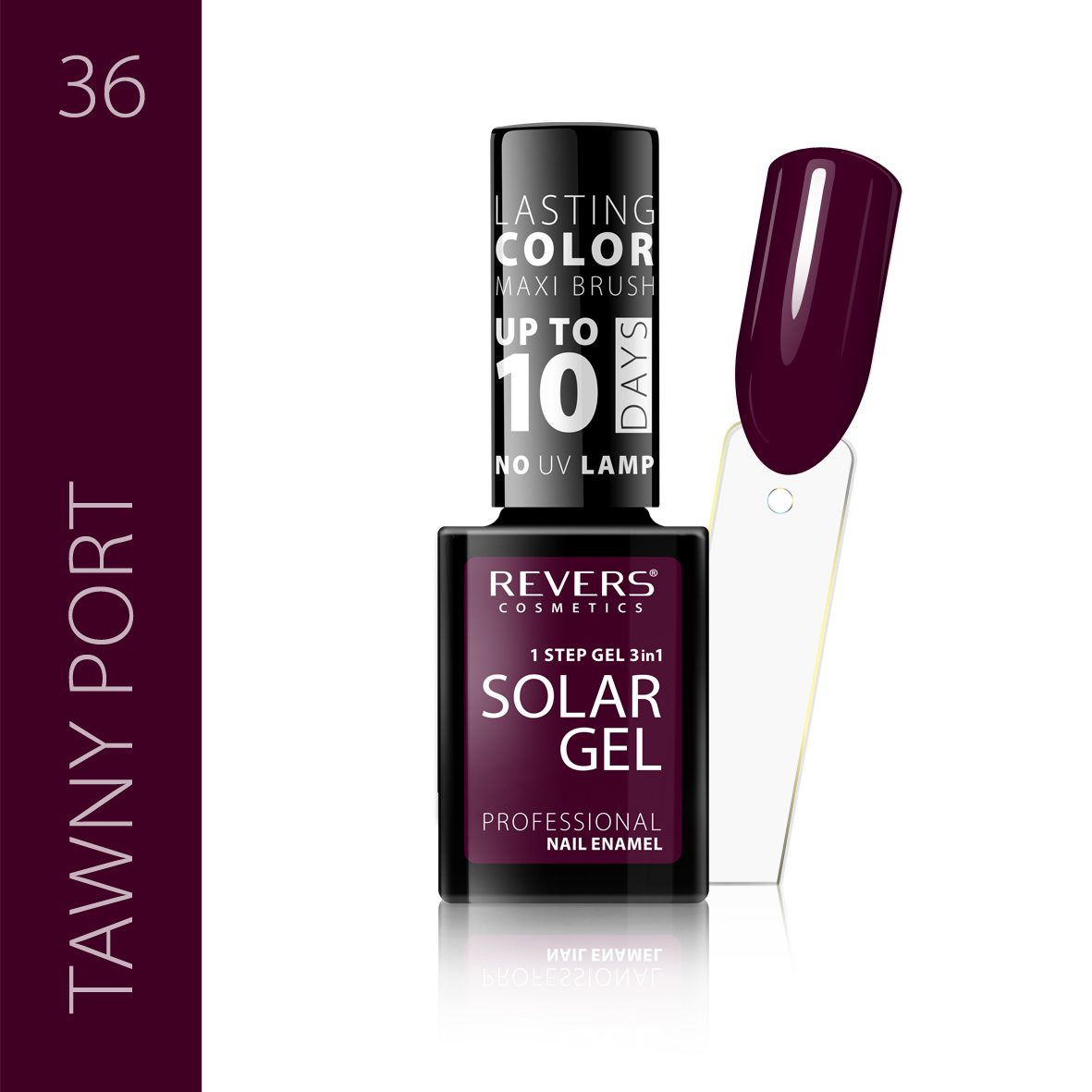 Lakier hybrydowy bez lampy Revers Solar Gel 36