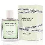 Świeże perfumy damskie kwiatowe LOTUS Lady Green 100 ml