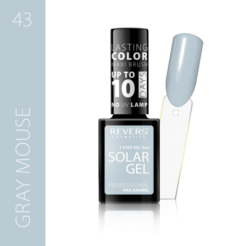 Lakier hybrydowy bez lampy Revers Solar Gel 43