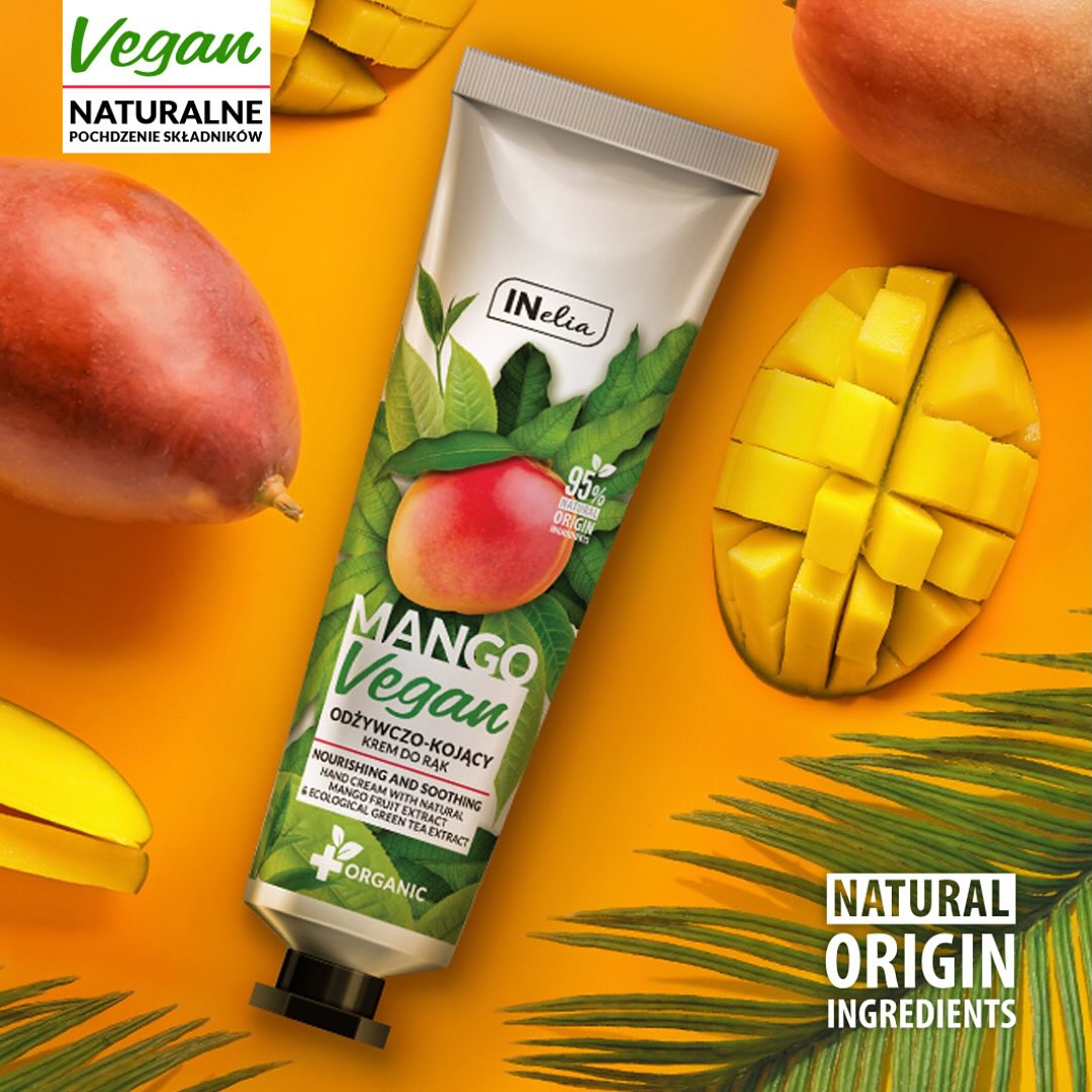 Inelia Vegan Hand cream Mango - obrazek 2