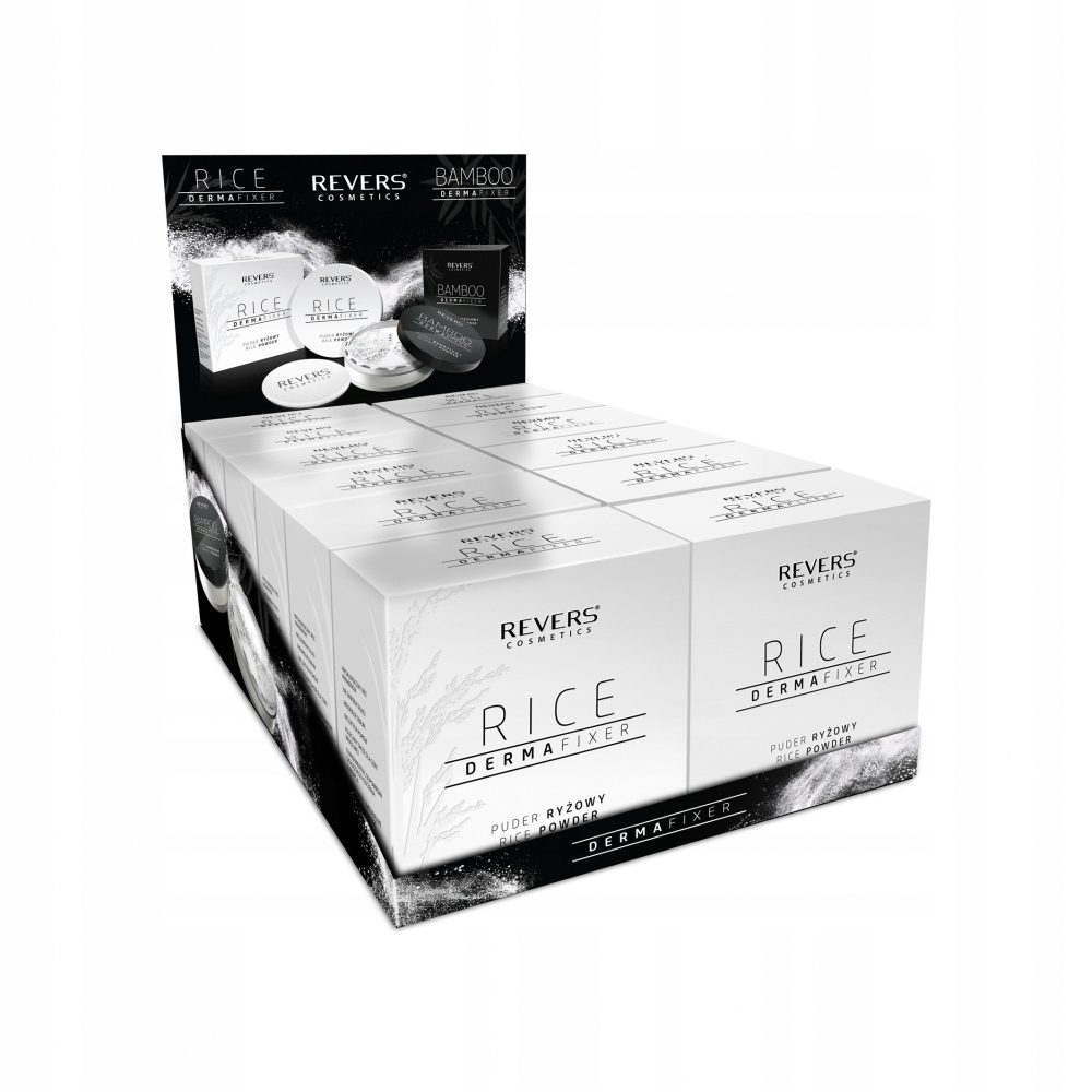 Sypki puder ryżowy matujący Revers RICE DERMA FIXER - obrazek 2