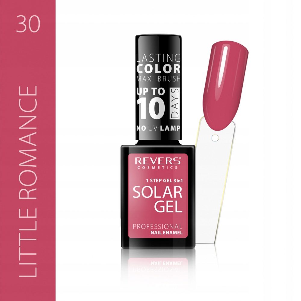 Lakier hybrydowy bez lampy Revers Solar Gel 30