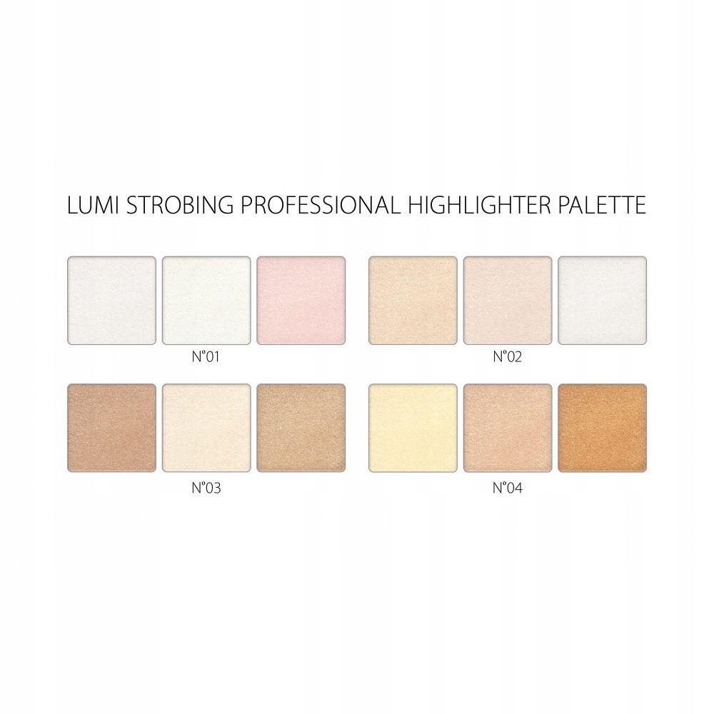 Paleta rozświetlaczy Revers LUMI STROBING 02 - obrazek 2
