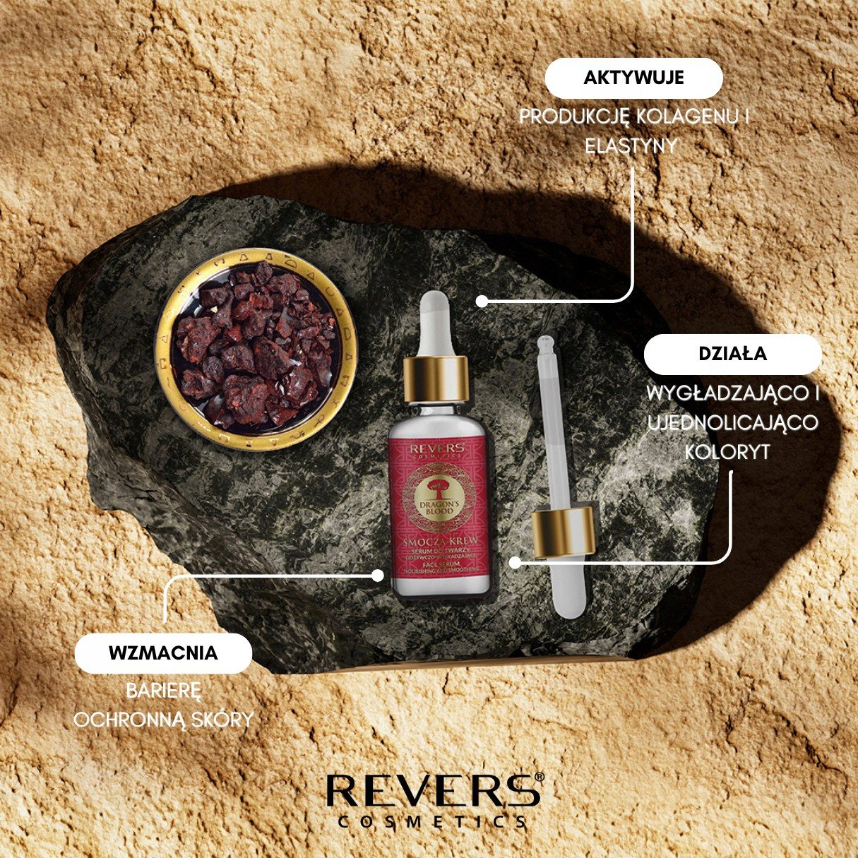 REVERS Dragon's Blood Face serum - obrazek 3