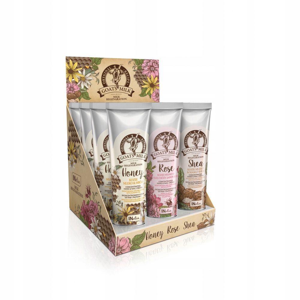 Inelia Kozie Mleko & Miód hand cream - obrazek 3