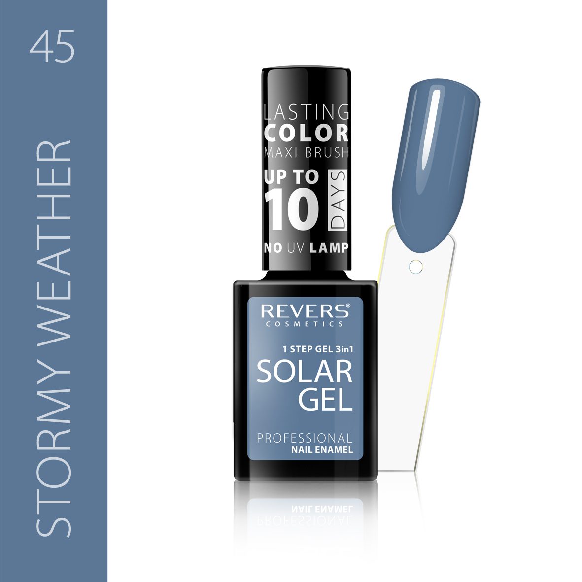 lakier hybrydowy bez lampy Revers Solar Gel 45