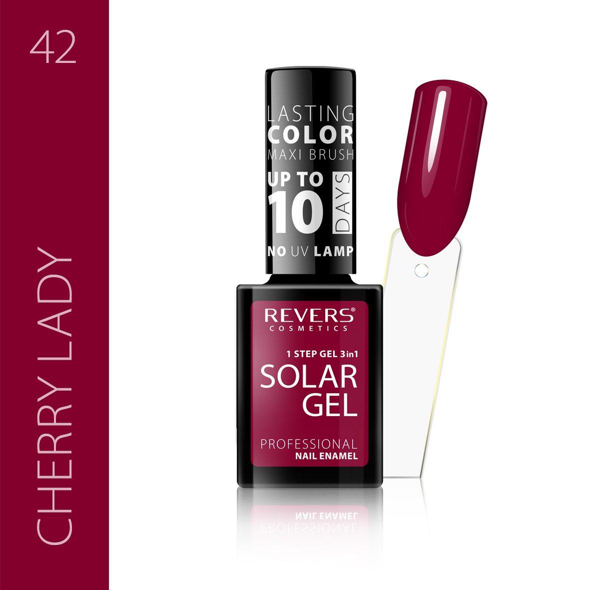 Lakier hybrydowy bez lampy Revers Solar Gel 42
