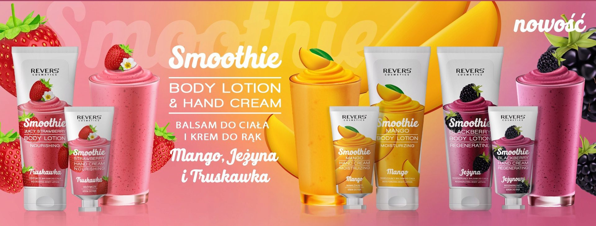 REVERS Smoothie Body Lotion Mango - obrazek 2