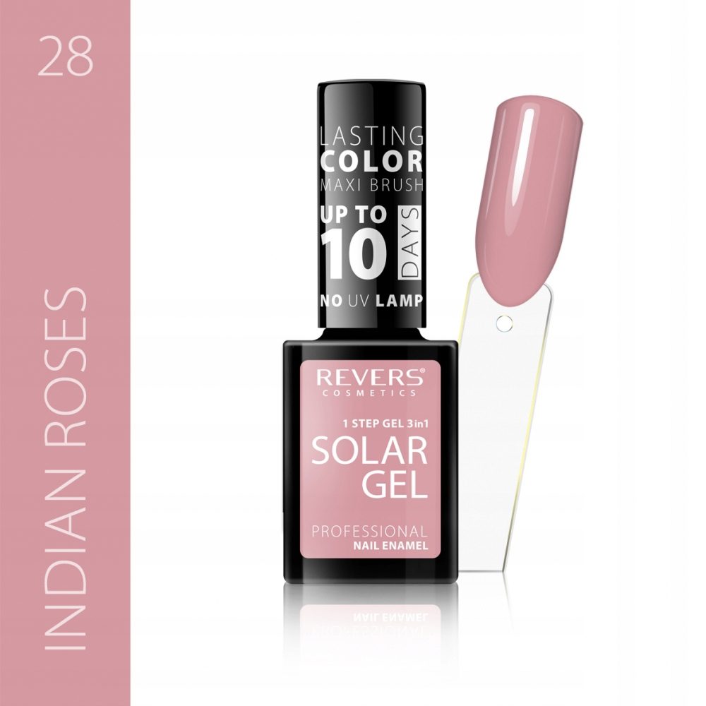 Lakier hybrydowy bez lampy Revers Solar Gel 28