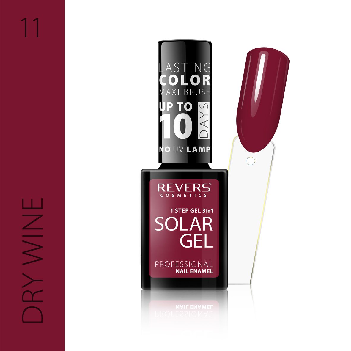 Lakier hybrydowy bez lampy Revers Solar Gel 11