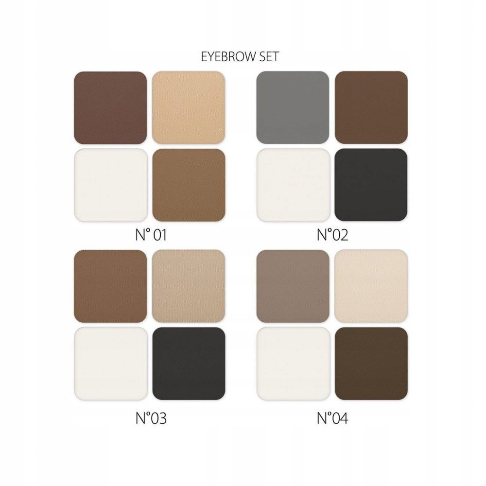 Cienie do brwi zestaw REVERS EYEBROW SET nr 02 - obrazek 2