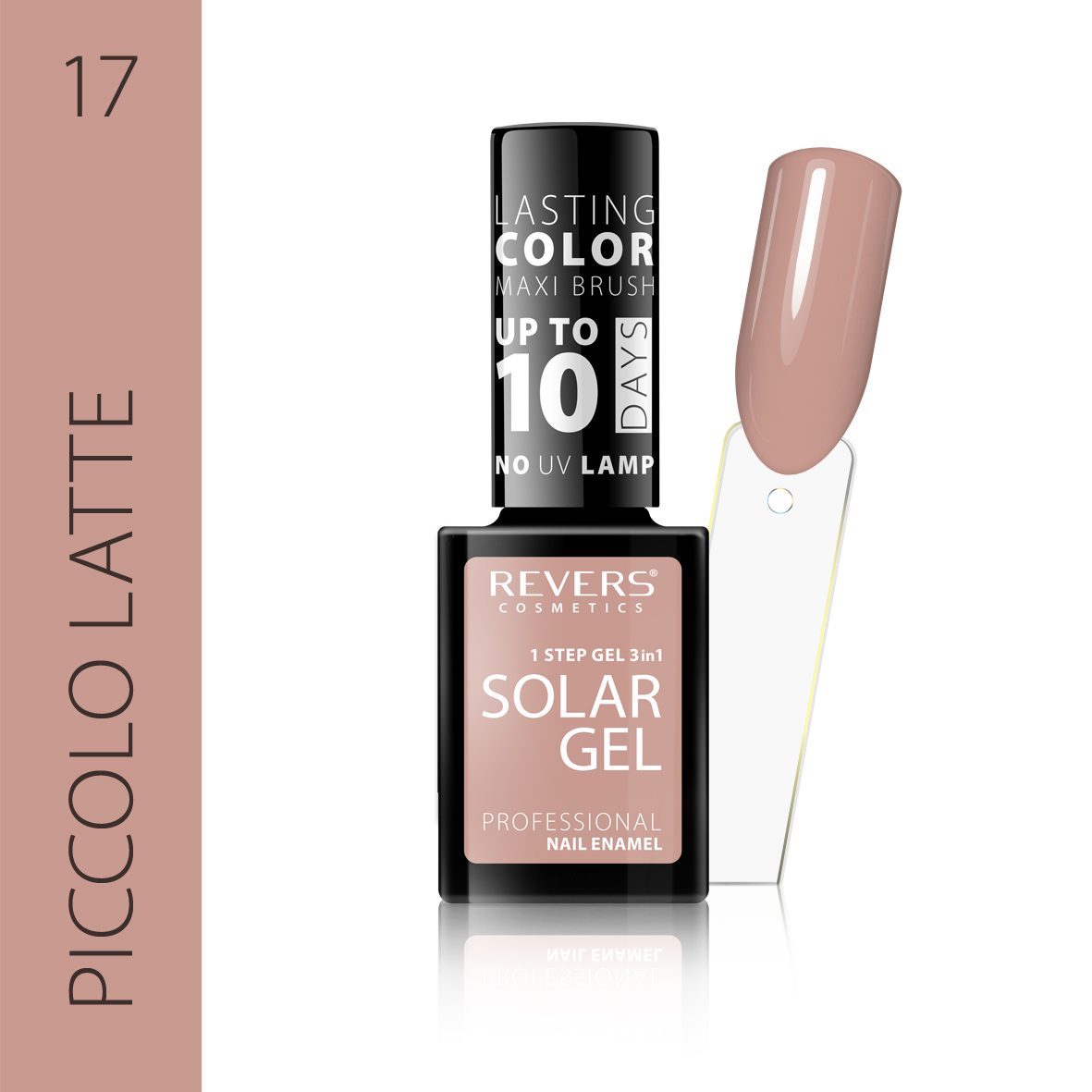 Lakier hybrydowy bez lampy Revers Solar Gel 17