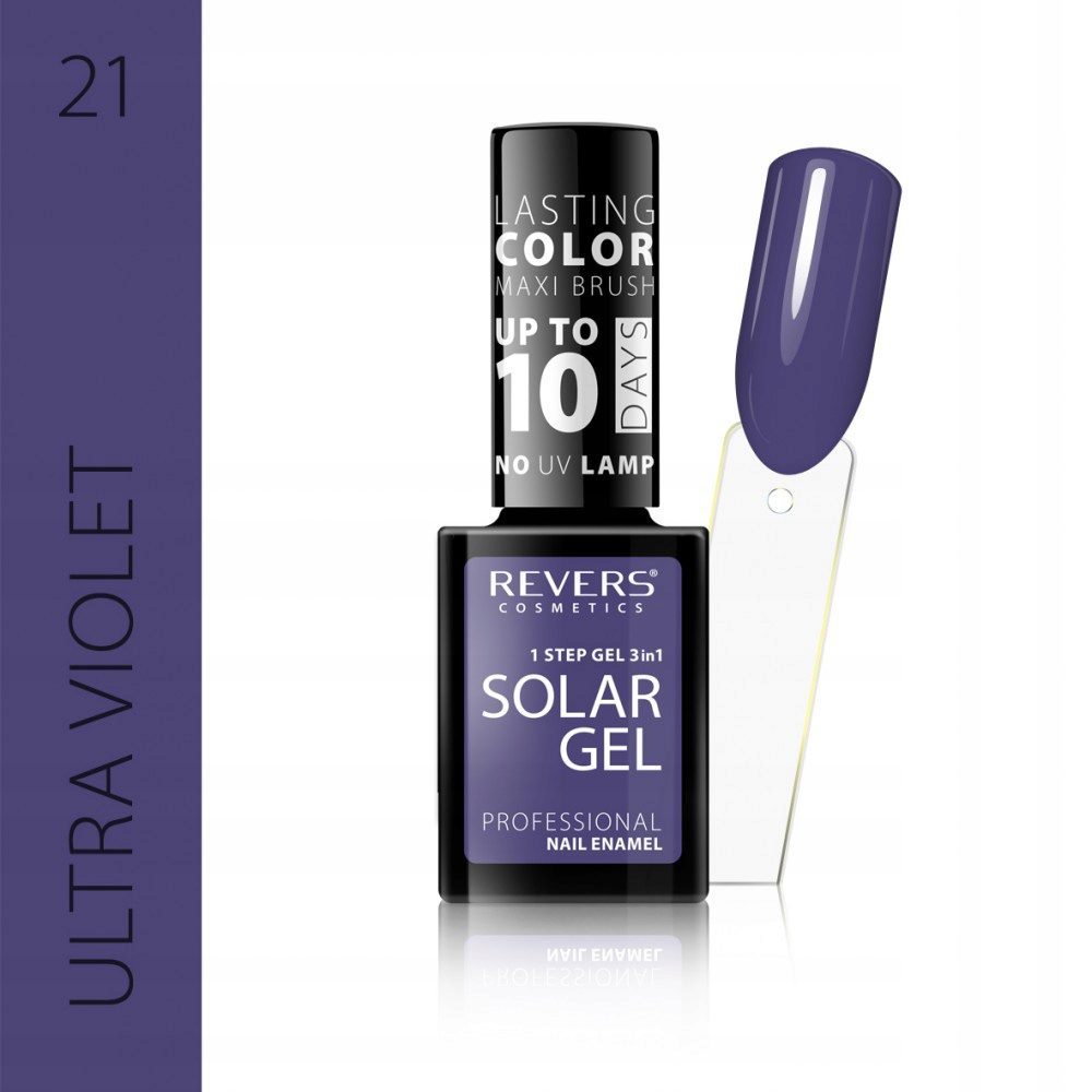 Lakier hybrydowy bez lampy Revers Solar Gel 21