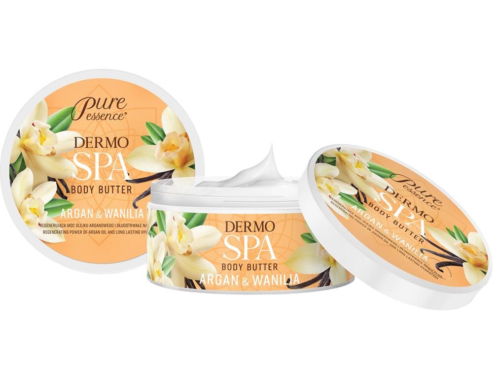 Masło do Ciała Wanilia i Olej Arganowy Dermo Spa Pure Essence
