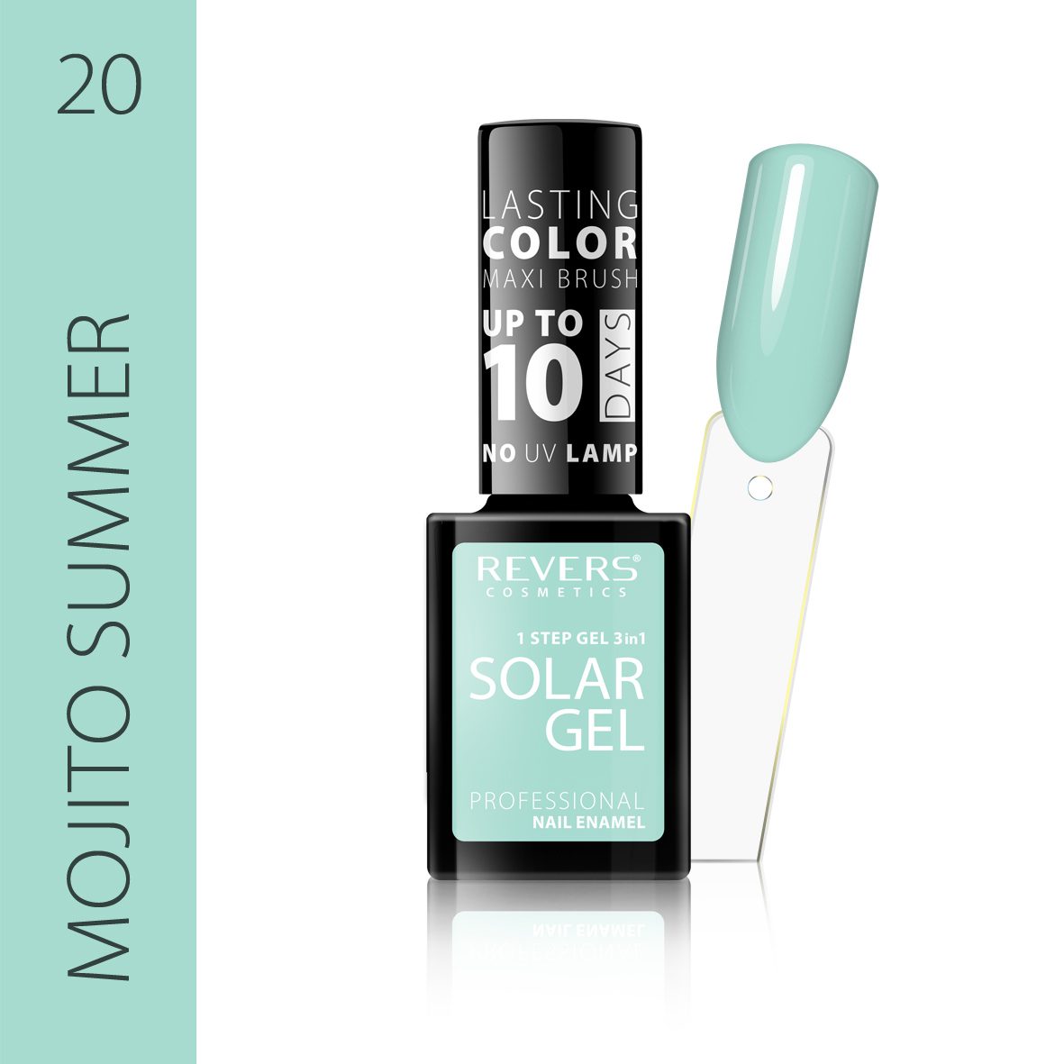 Lakier hybrydowy bez lampy Revers Solar Gel 20
