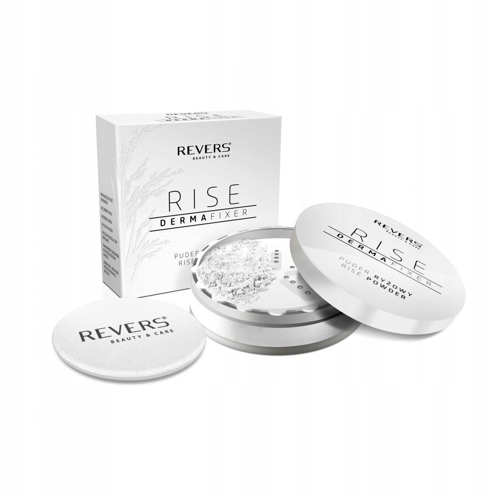 Sypki puder ryżowy matujący Revers RICE DERMA FIXER