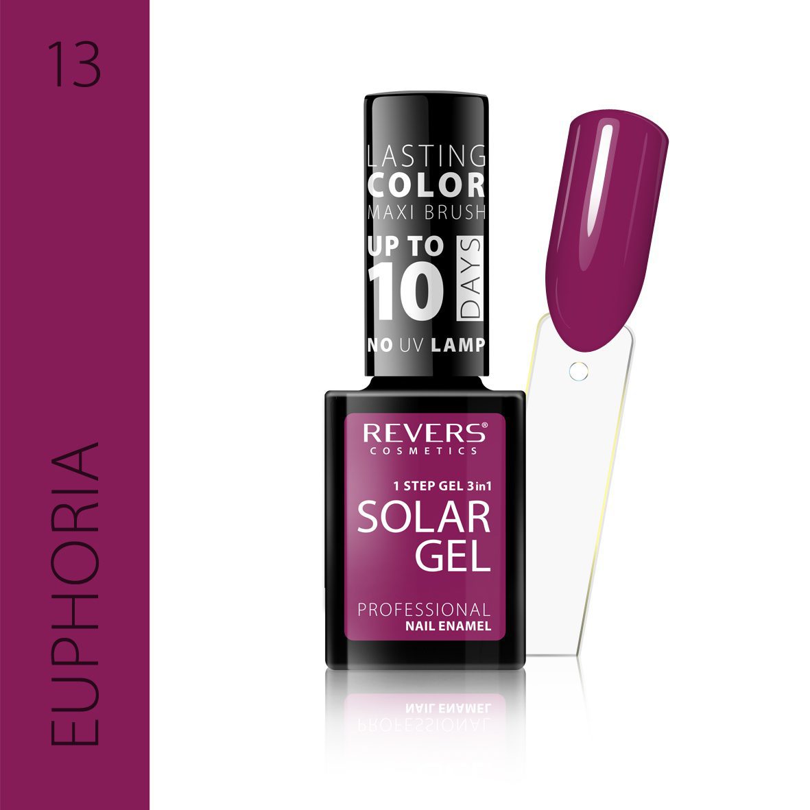 Lakier hybrydowy bez lampy Revers Solar Gel 13