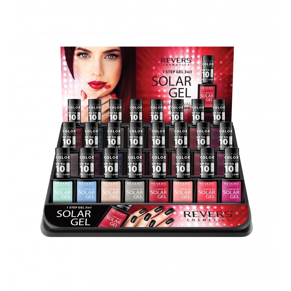 Lakier hybrydowy bez lampy Revers Solar Gel 37 STRAWBERRY - obrazek 4