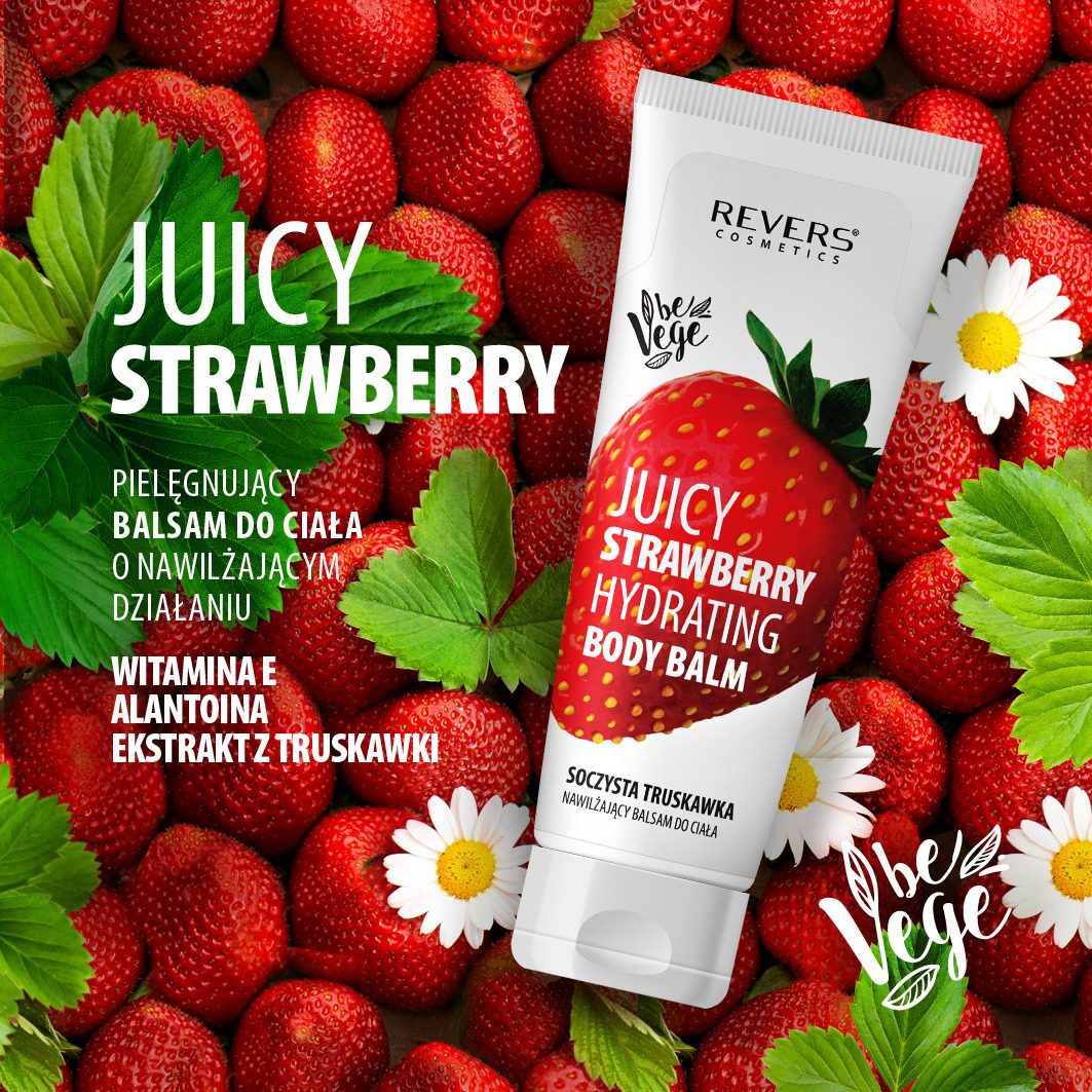 REVERS Be VEGE Body Balm Strawberry - obrazek 2
