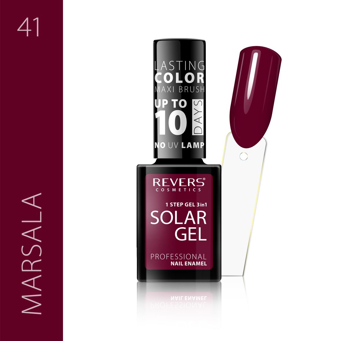 Lakier hybrydowy bez lampy Revers Solar Gel 41