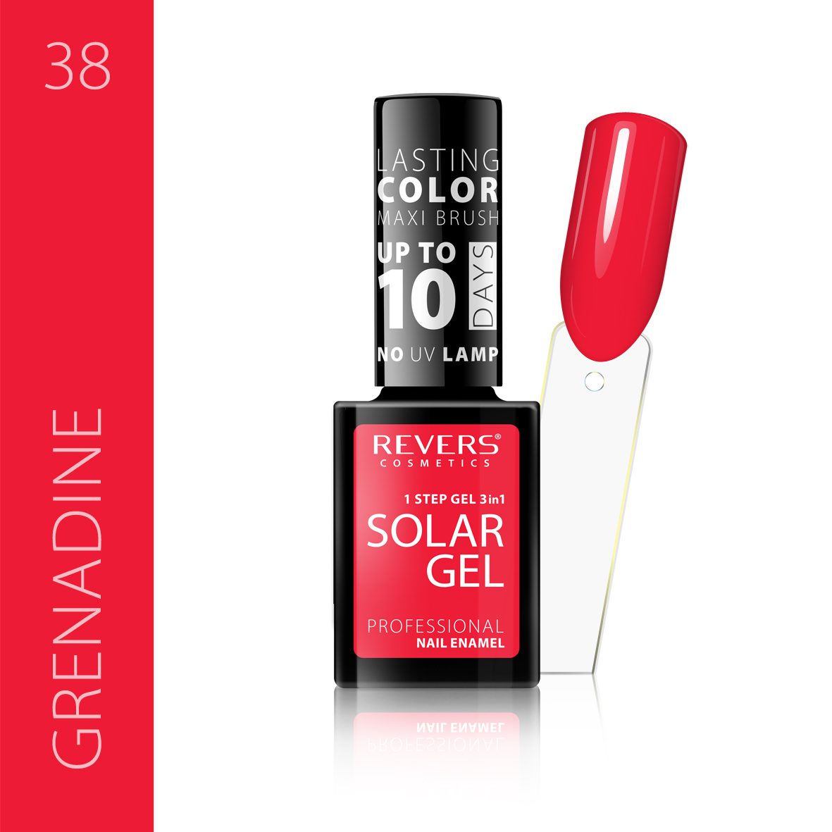 Lakier hybrydowy bez lampy Revers Solar Gel 38