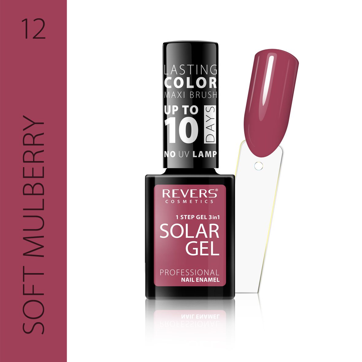 Lakier hybrydowy bez lampy Revers Solar Gel 12