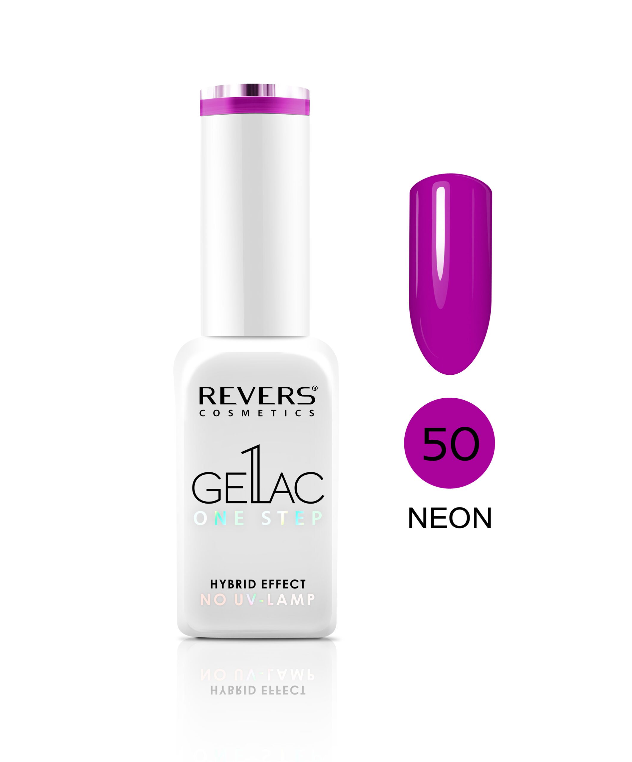 Lakier hybrydowy bez lampy Revers Gel Lac One Step 50