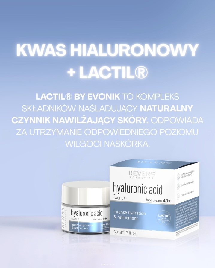 Revers Krem Do Twarzy 40+ z Kwasem Hialuronowym Revers - obrazek 2