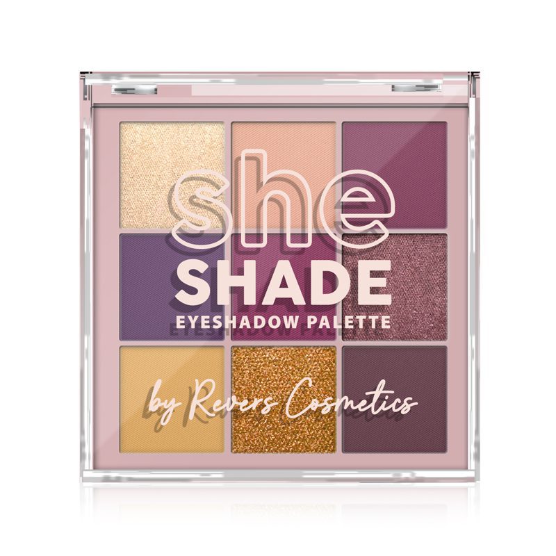 Paletka cieni do powiek Revers SHE SHADE Burgundy Glam