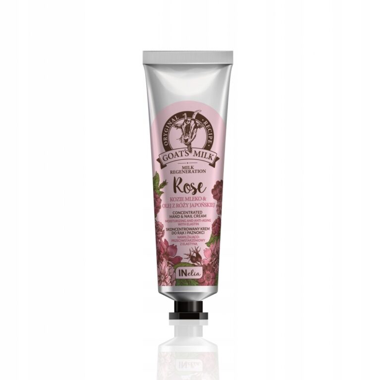 Inelia Kozie mleko&Japońska róża Hand cream