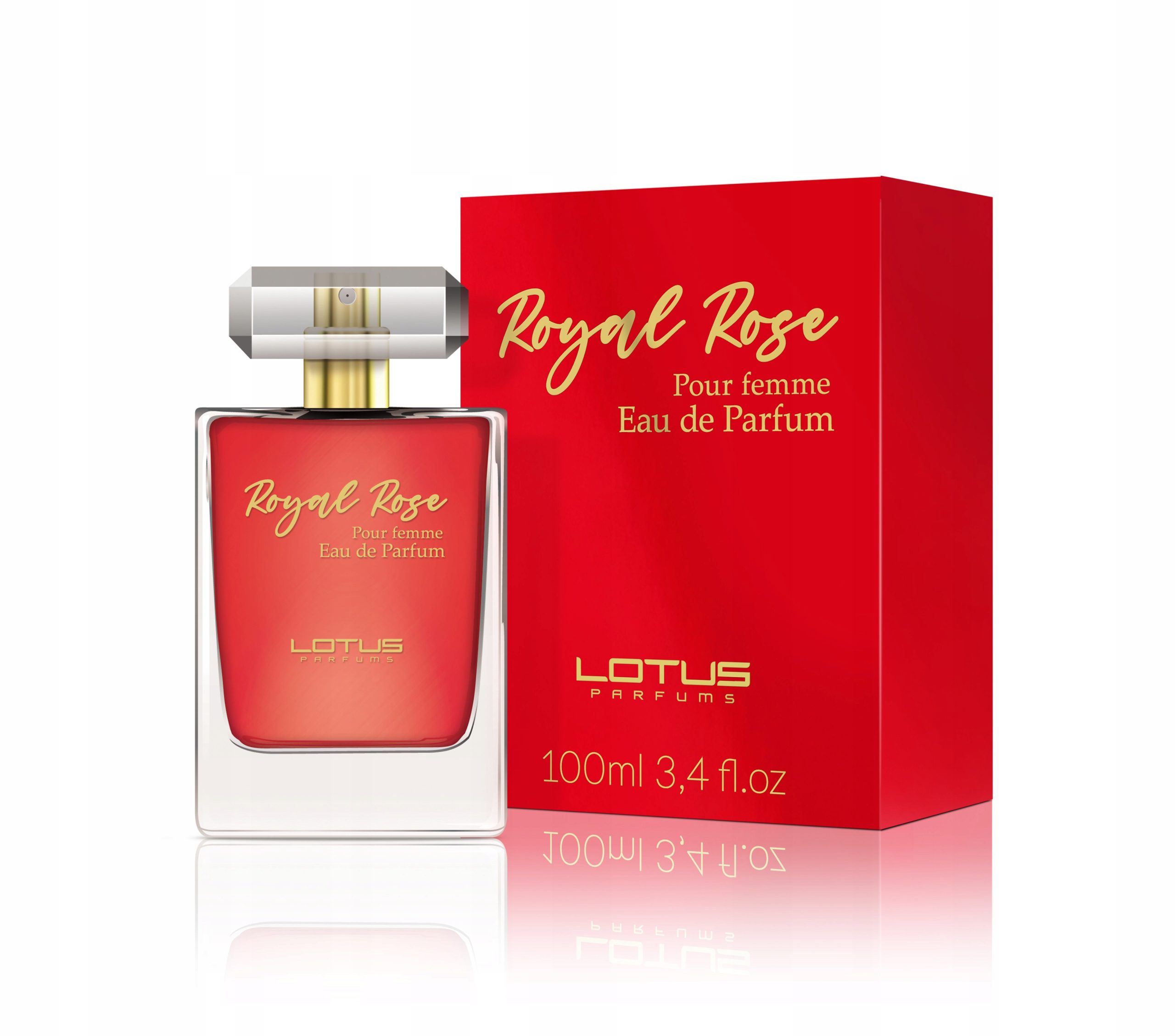 Różane perfumy damskie LOTUS Royal Rose