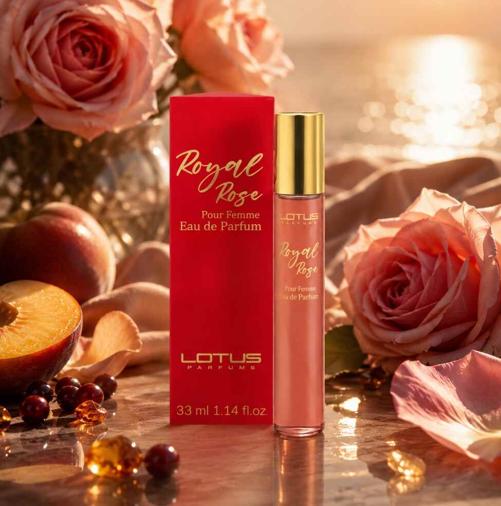 Perfumy damskie LOTUS Royal Rose 33 ml - obrazek 2