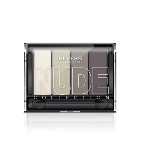 Matowe cienie do powiek Revers Nude Collection paleta 10 zamknięte opakowanie z odcieniami nude