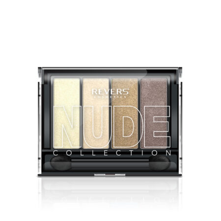 Perłowe cienie do powiek nude Revers Nude Collection paleta 10 naturalne odcienie z połyskiem