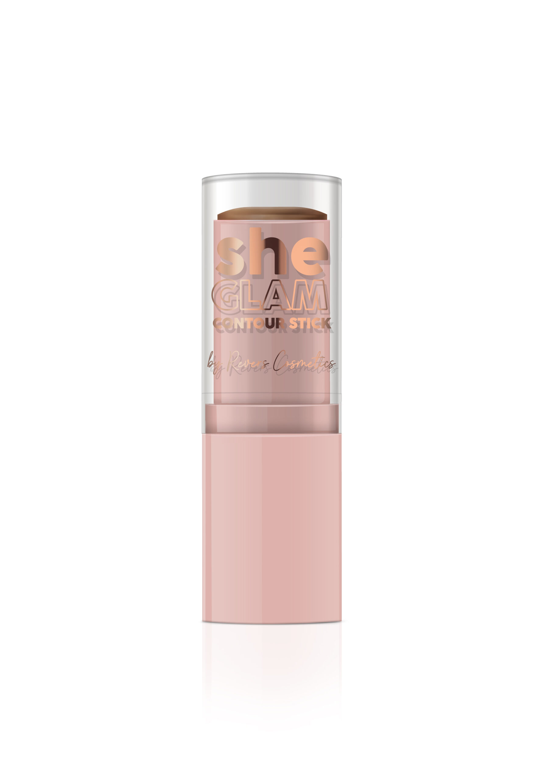 Bronzer w sztyfcie 02 Mocha Coffee SHE GLAM – głęboki odcień do konturowania - obrazek 2