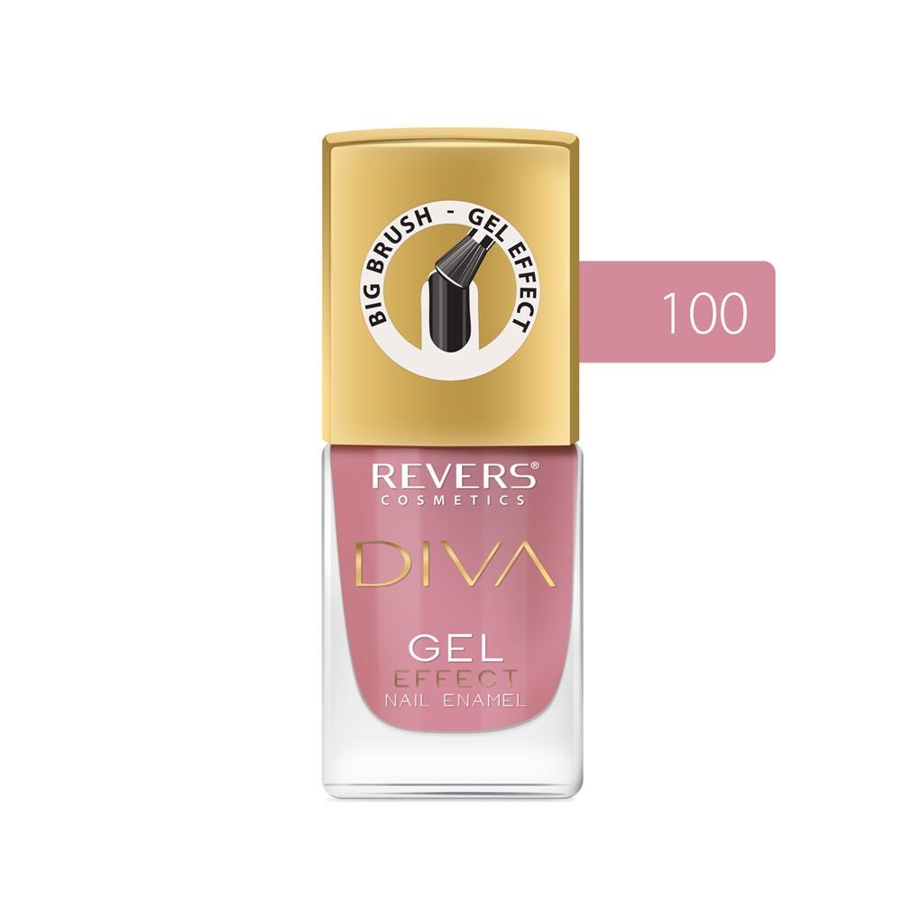 Lakier do paznokci Revers Diva nr 100 efekt żelowy
