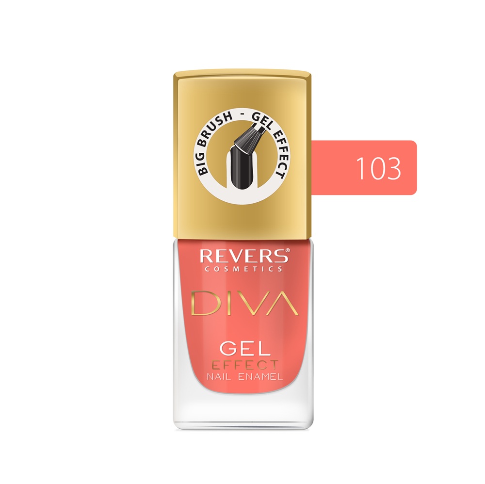Lakier do paznokci Revers Diva nr 103 efekt żelowy