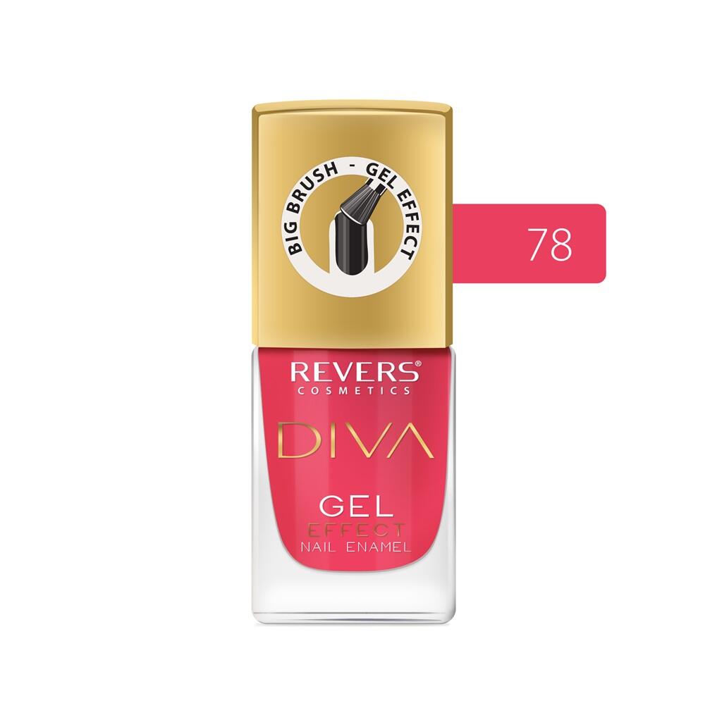 Lakier do paznokci Revers Diva nr 78 efekt żelowy