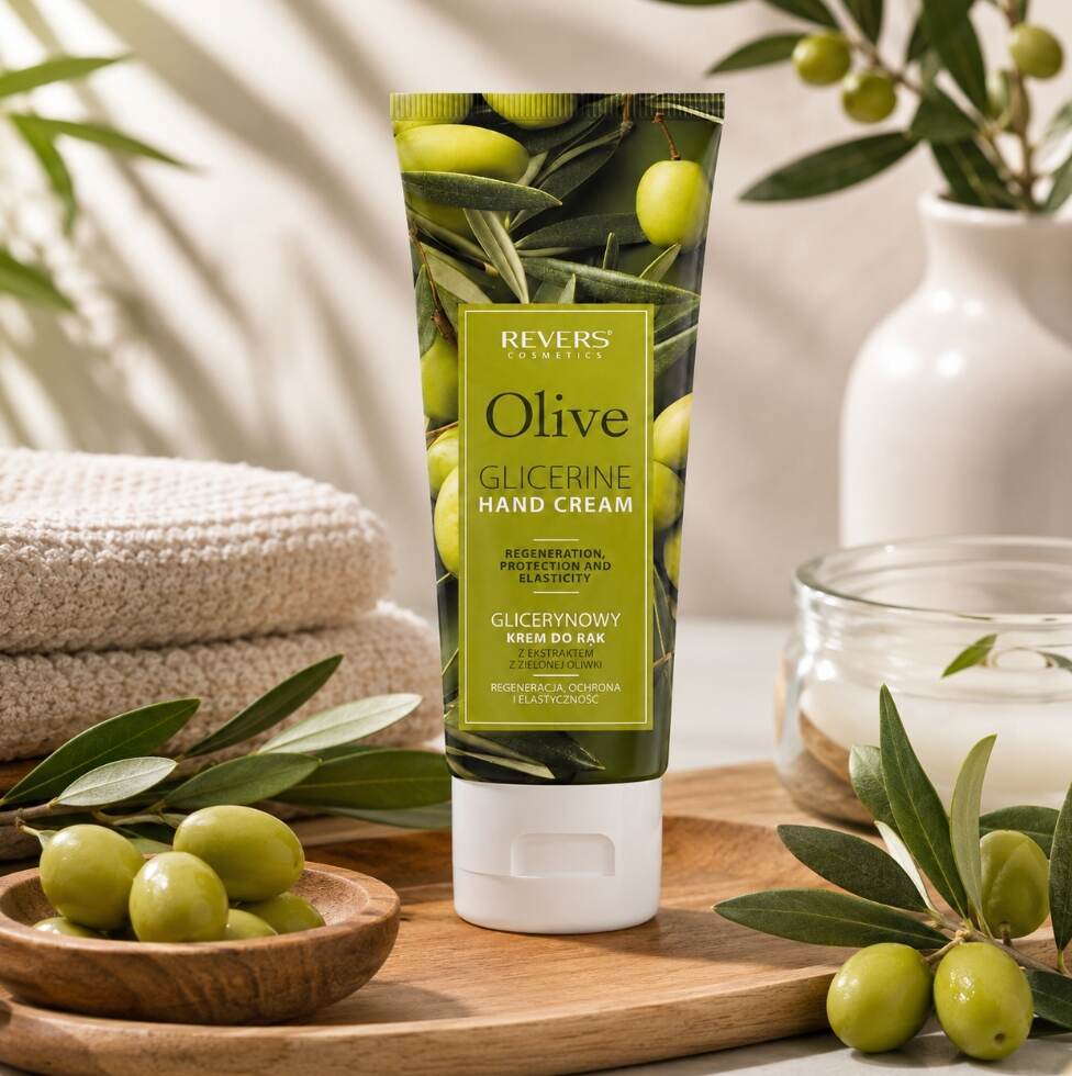 Krem do Rąk z Zieloną Oliwką Revers Olive - obrazek 2