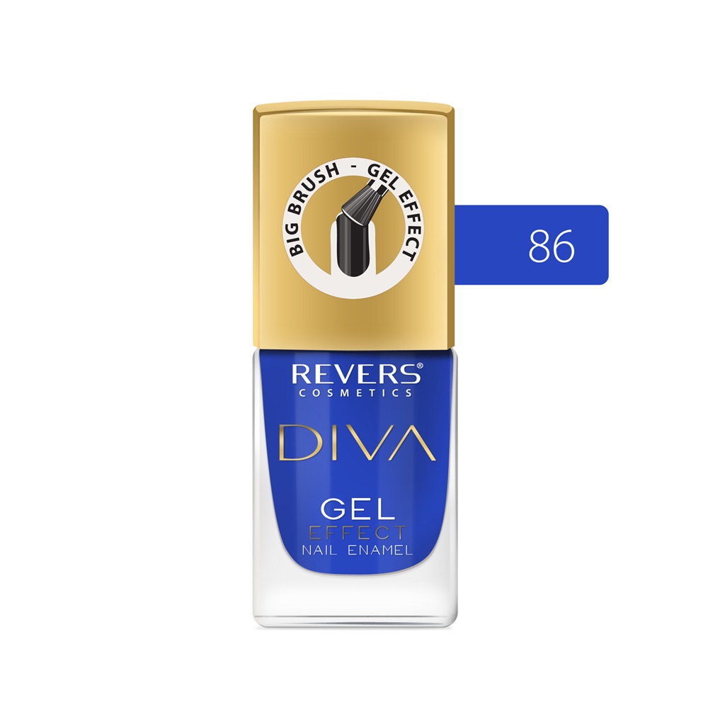 Lakier do paznokci Revers Diva nr 86 efekt żelowy
