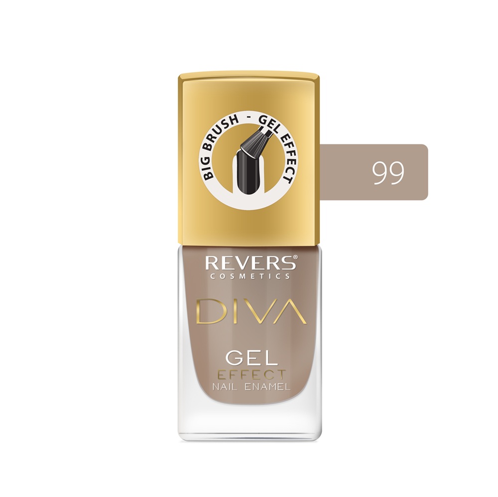 Lakier do paznokci Revers Diva nr 99 efekt żelowy