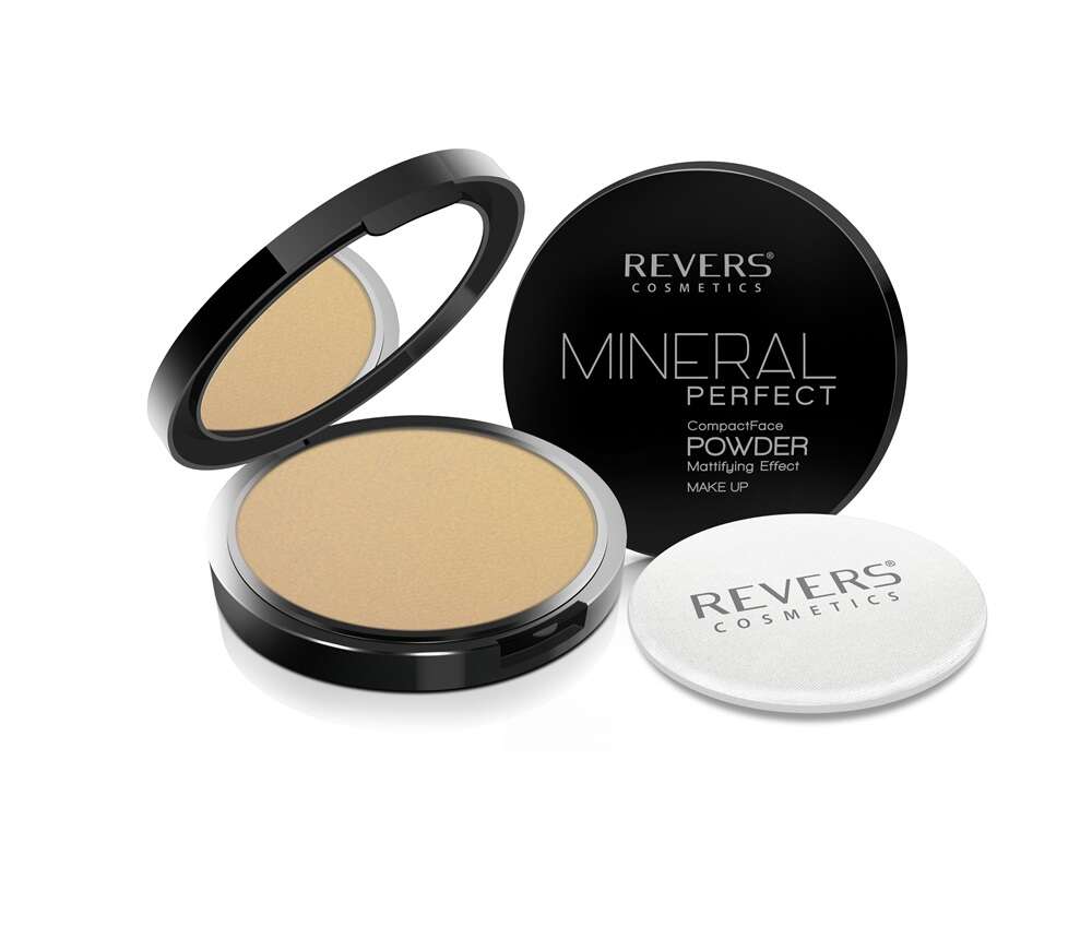 Puder prasowany matujący Revers Mineral Perfect 04