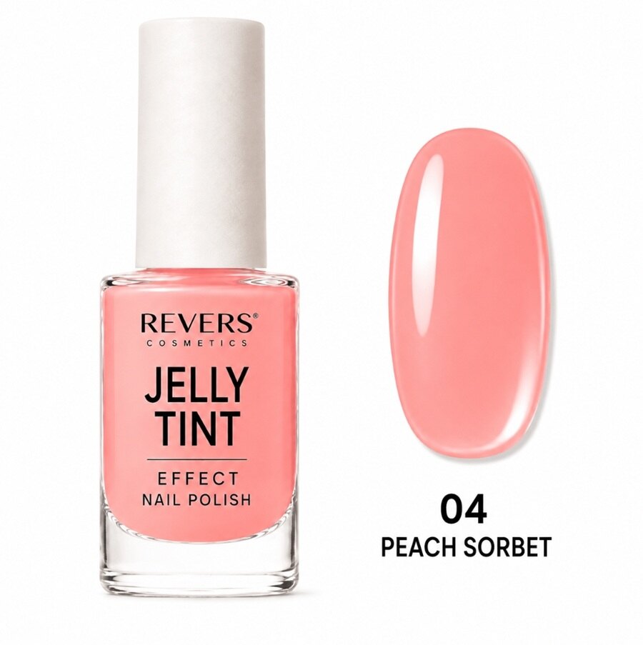 Lakier do paznokci Revers Jelly Tint 04 efekt jelly